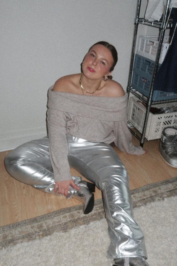 Metallic Pants