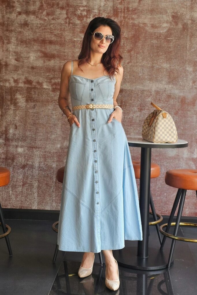 Light Blue Denim Dress