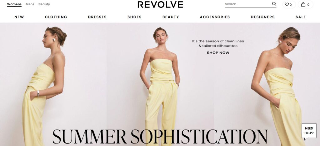 Best Online Clothing Stores Revolve