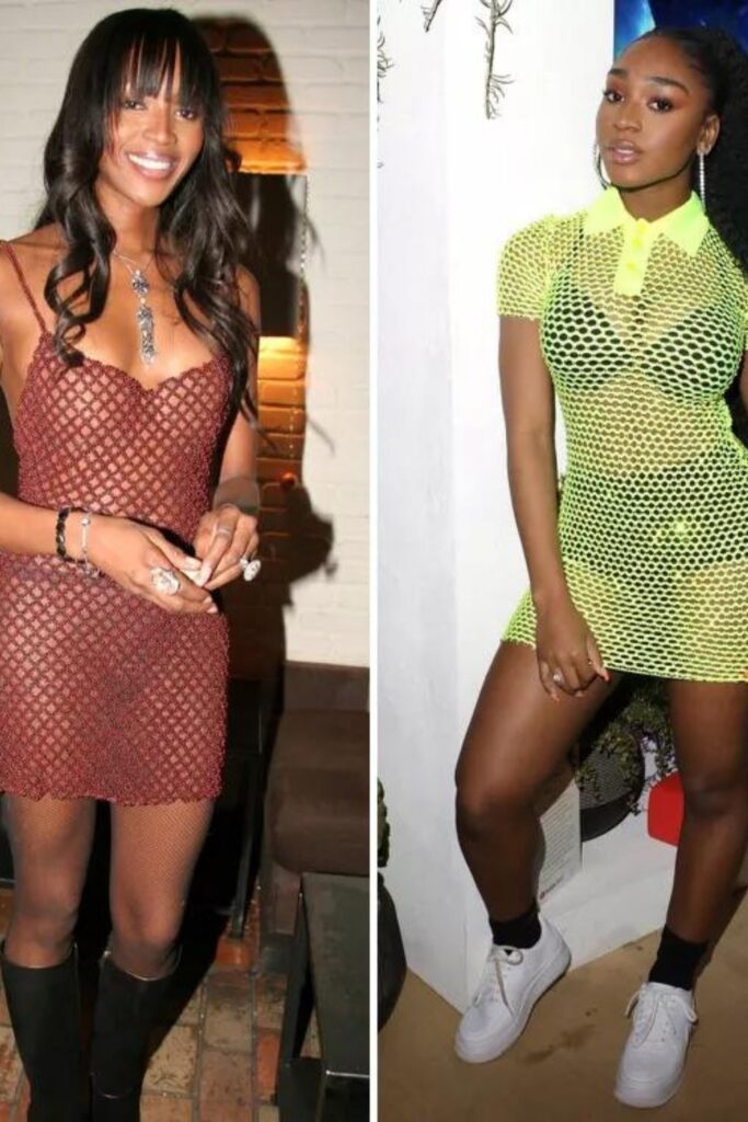 2000s Fashion Trends: Fishnet Material