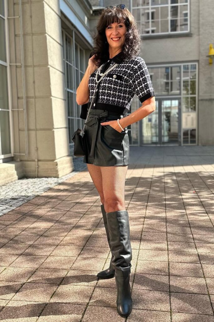 Patterned Top and Tall Boots