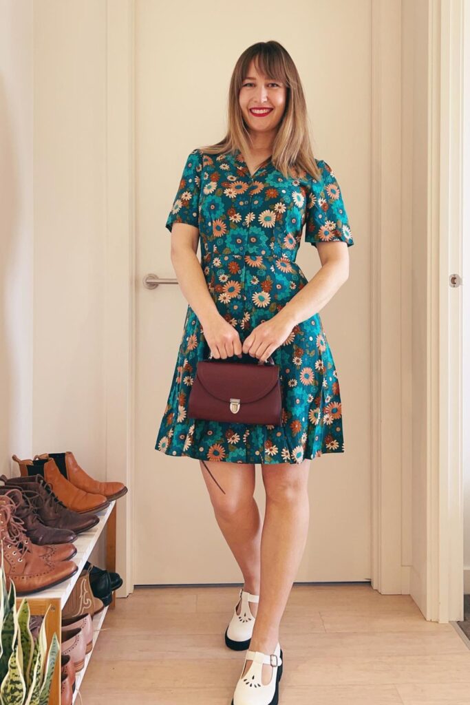 Retro Floral Dress