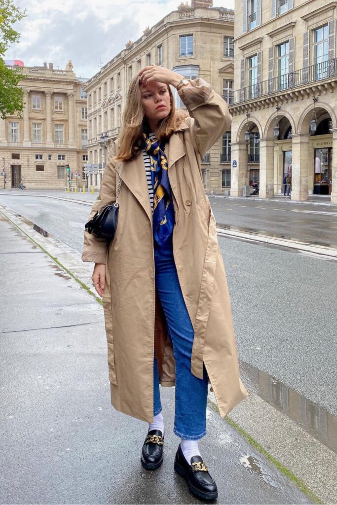 Parisian-Inspired Trench Coat Look