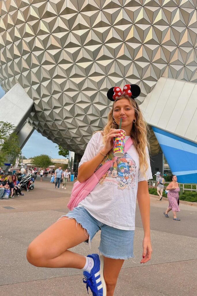 Blue Jeans with Disney Graphic Tee