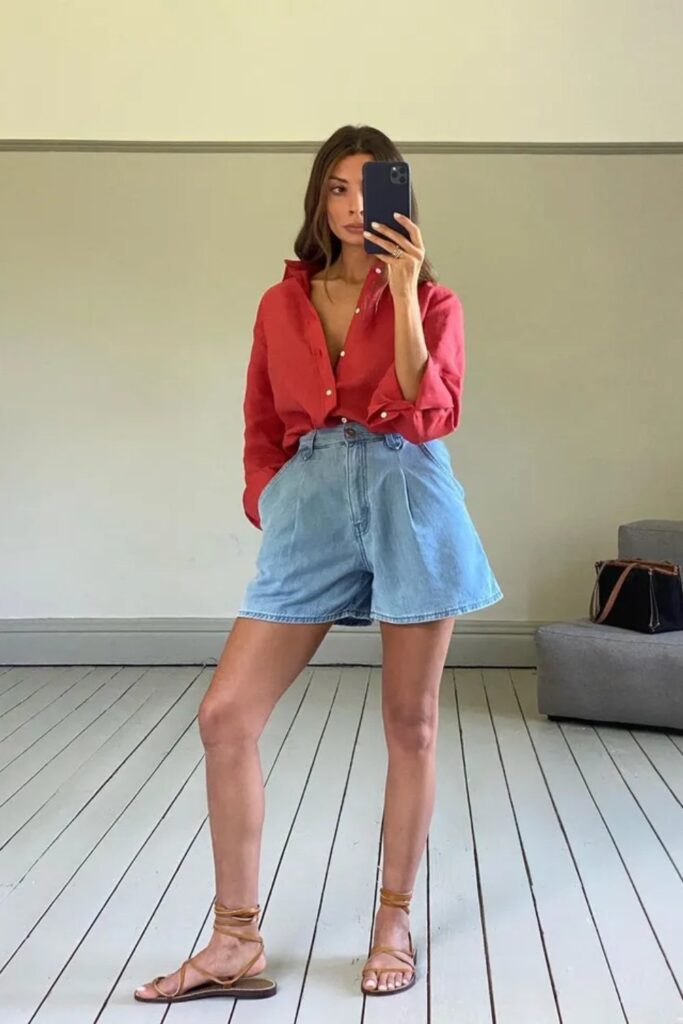 Relaxed Shirt + Bermuda Shorts