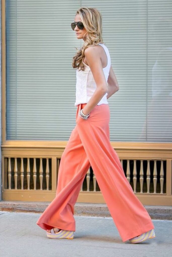 Palazzo Pants Outfit: Bold and Beautiful in Bright Colors