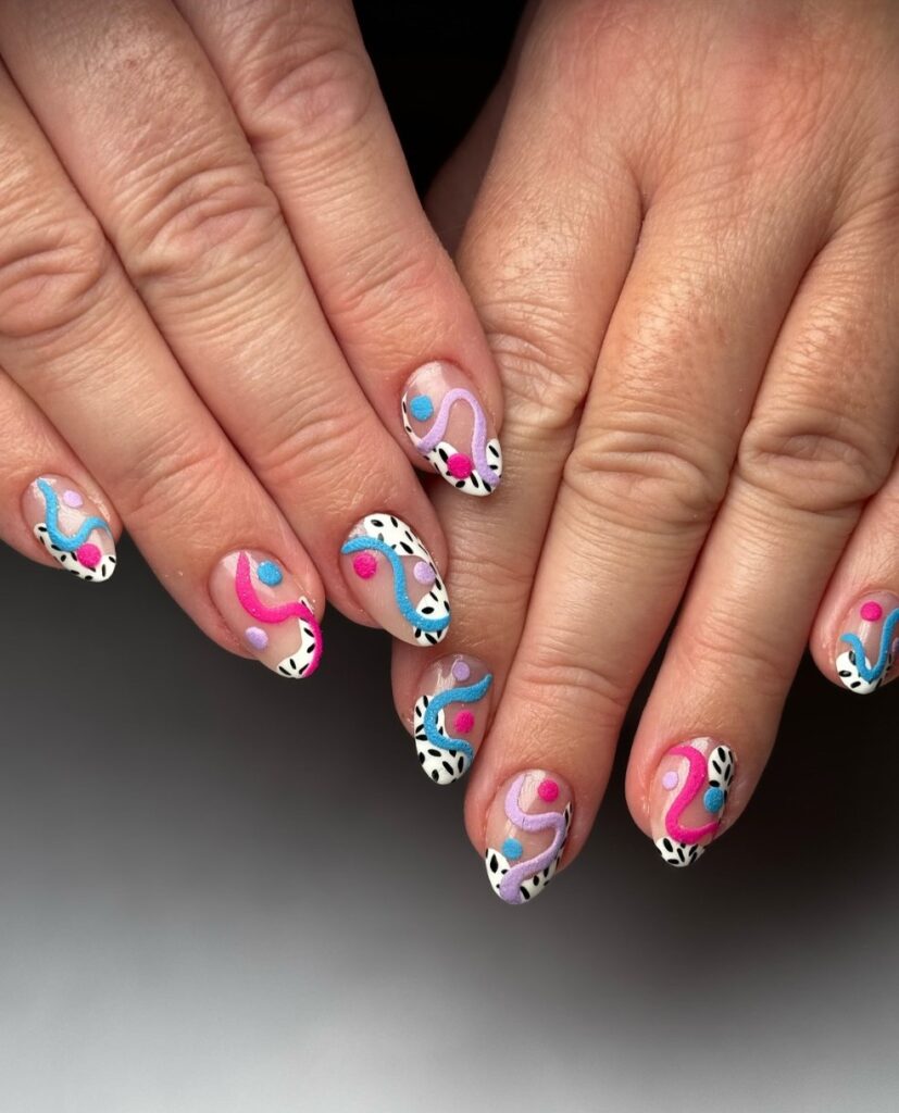 Abstract Curves and Dalmatian Spots