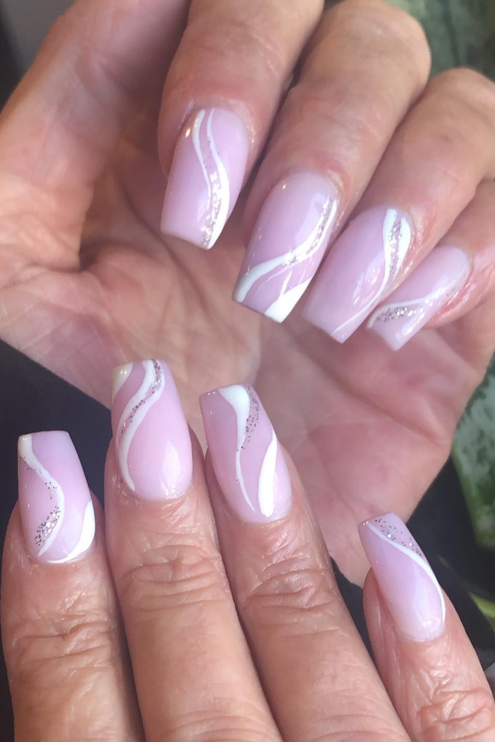 Romantic Pink Swirls