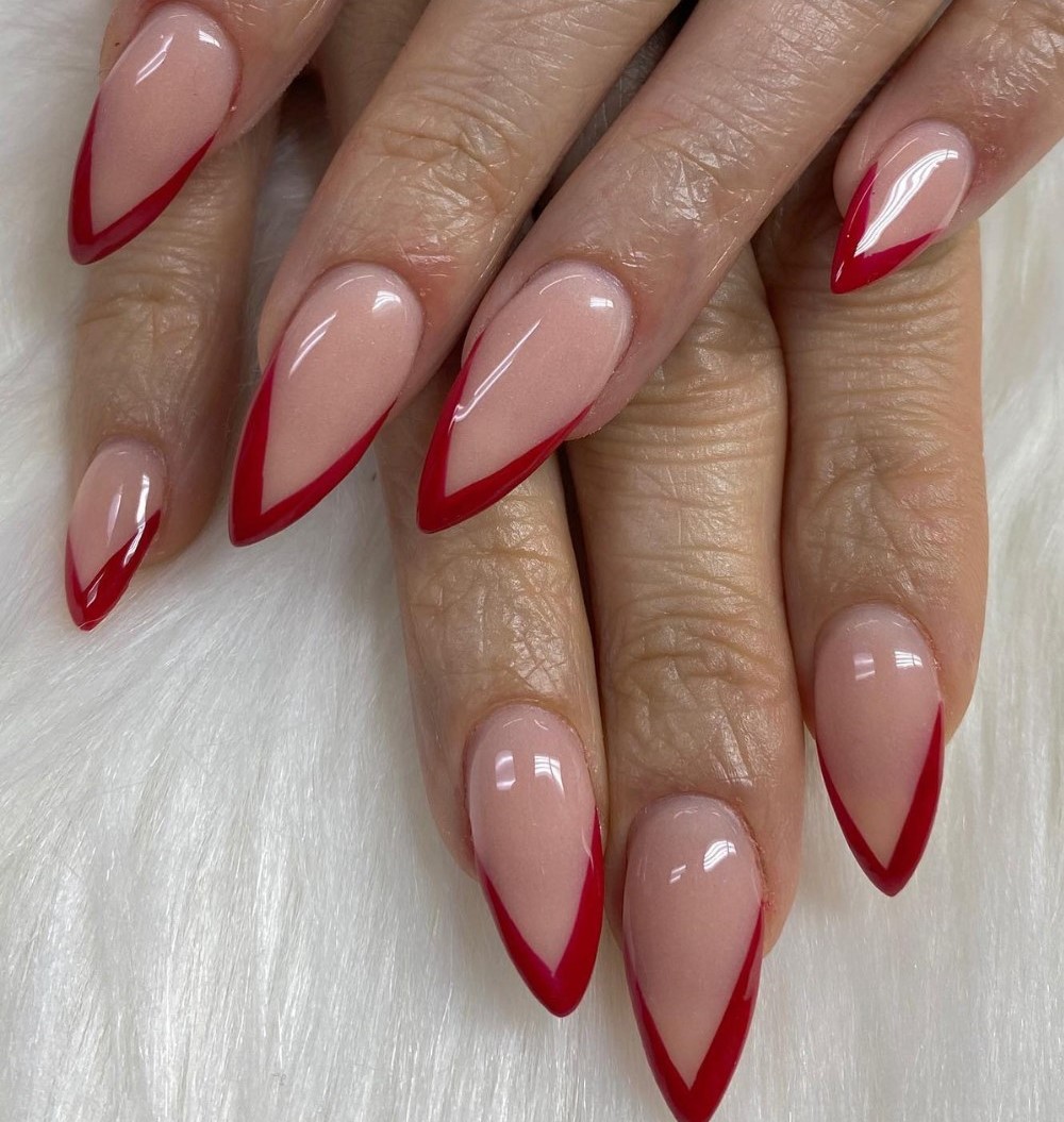 Bold Red V-Tips