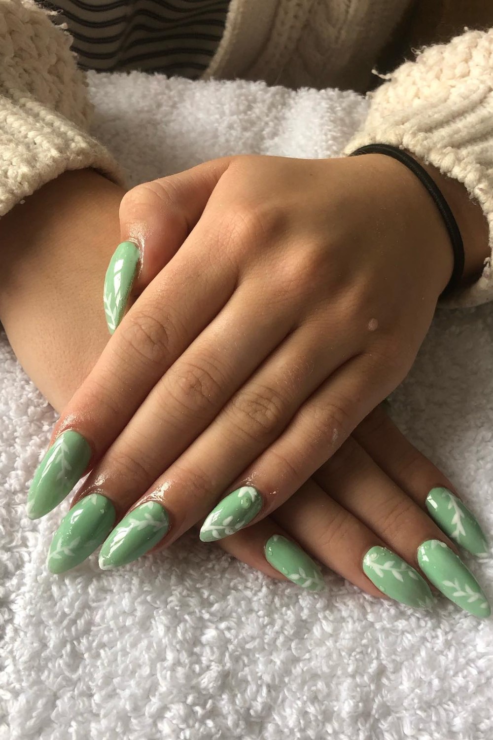 White Floral Almonds