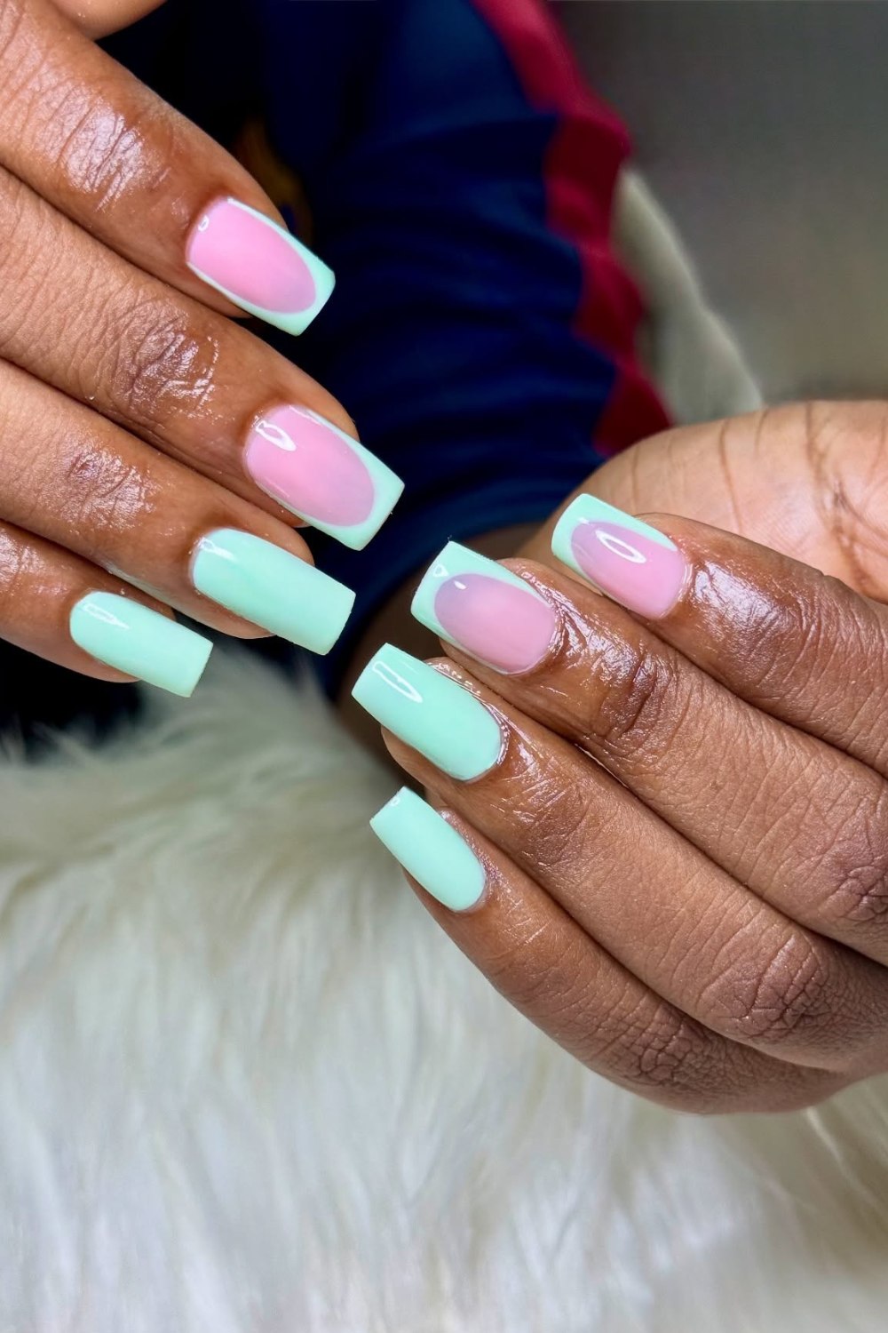 Contrasting French Tips