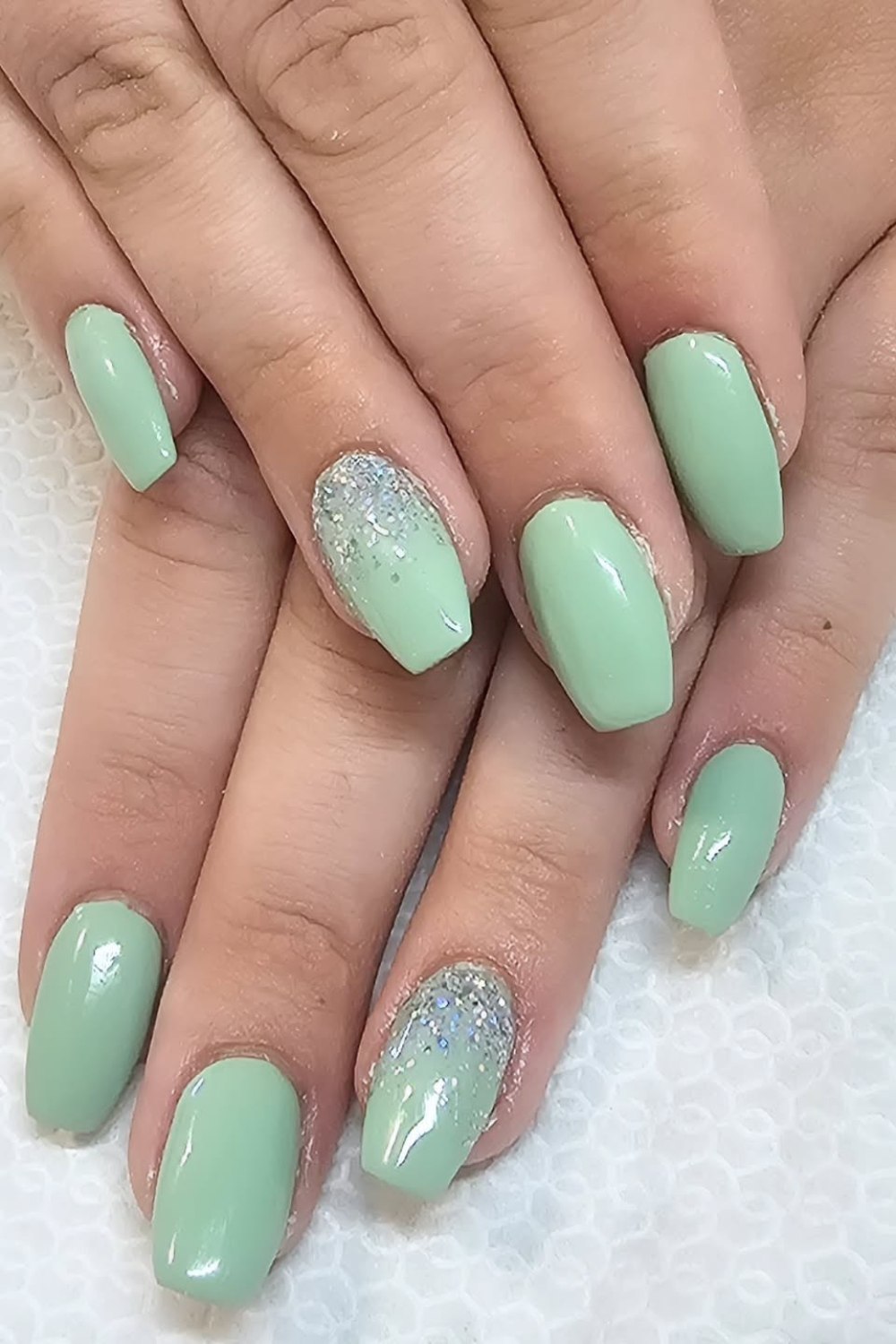 Silver Glitter Accent Combo