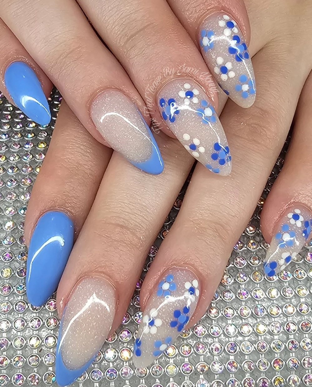 Nude Meets Periwinkle