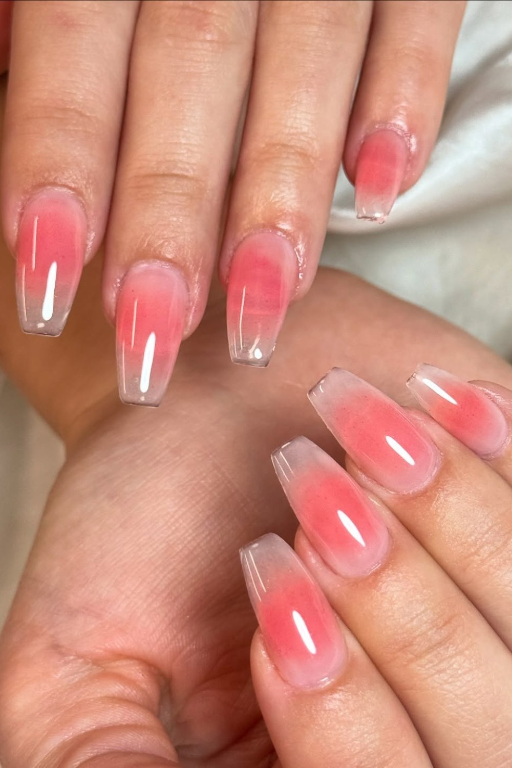 Coral Pink Ombre Perfection