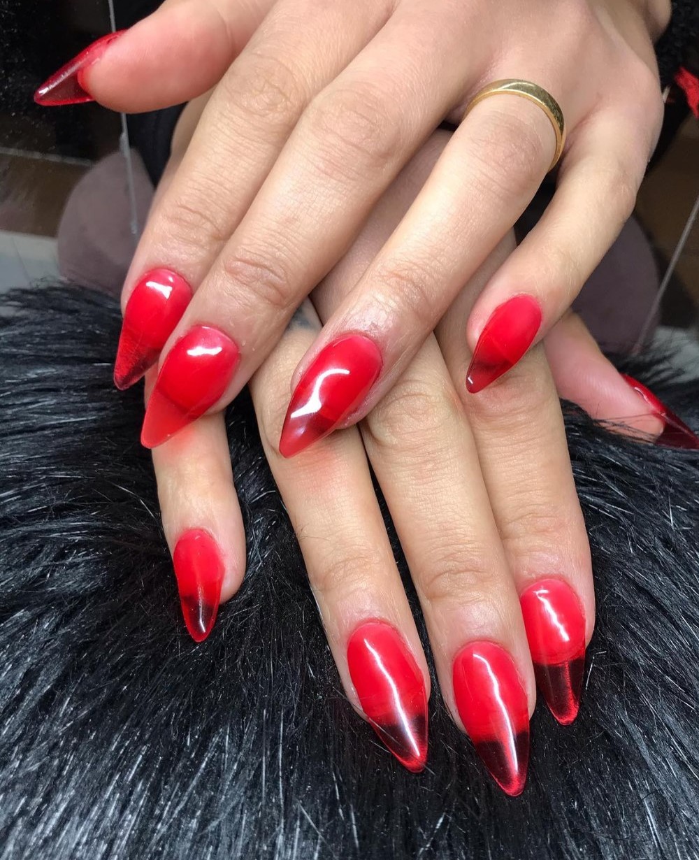 Cherry Red Stiletto Statement